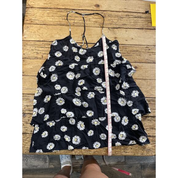 Volcom Stampede Dress NWT Sz XS Women Junior Floral Strappy Ruffle Summer - Picture 6 of 6